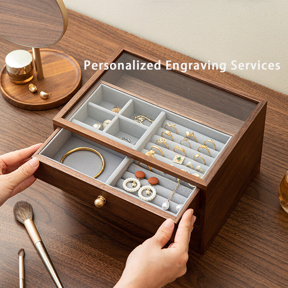 Multifunktionale Desktop Schmuck Ganze Holz Enthalten