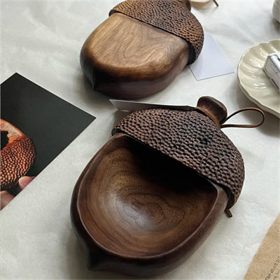 Handmade Acorn Coffee Bean Dish