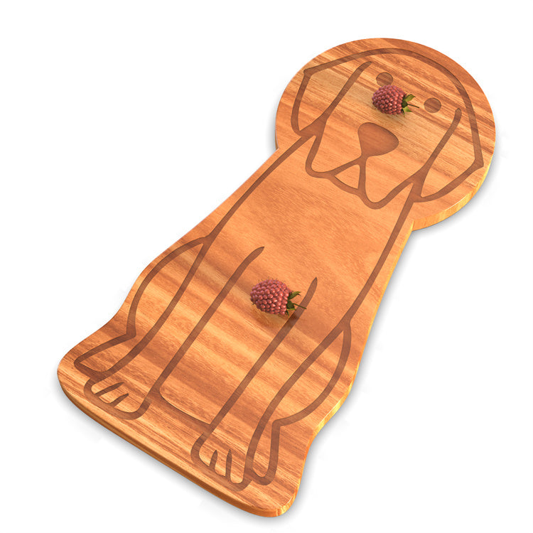 Puppy Personalized Wooden Cutting Board