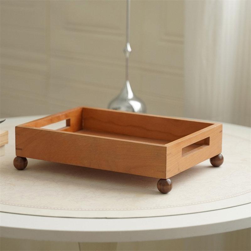 Cactus Wooden Mug Tree Cup Holder Rack for Kitchen