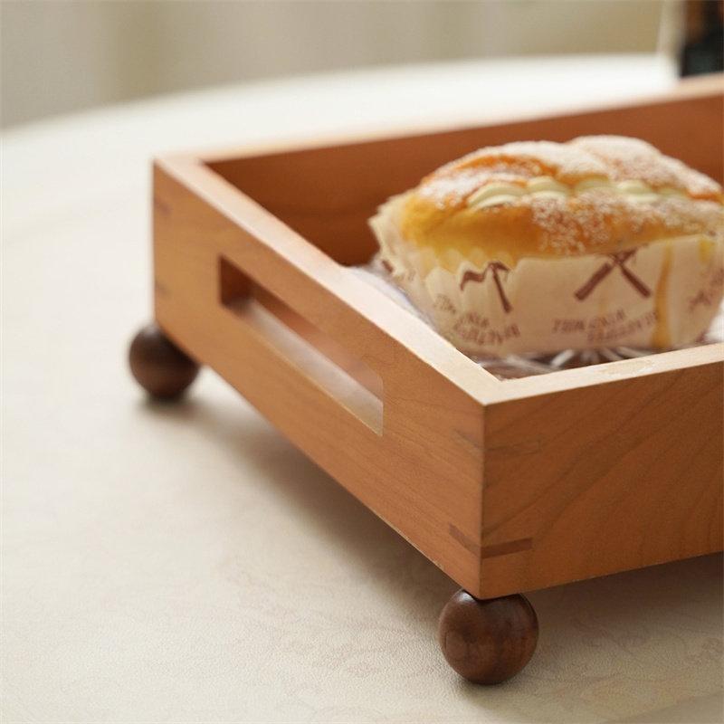 Cactus Wooden Mug Tree Cup Holder Rack for Kitchen