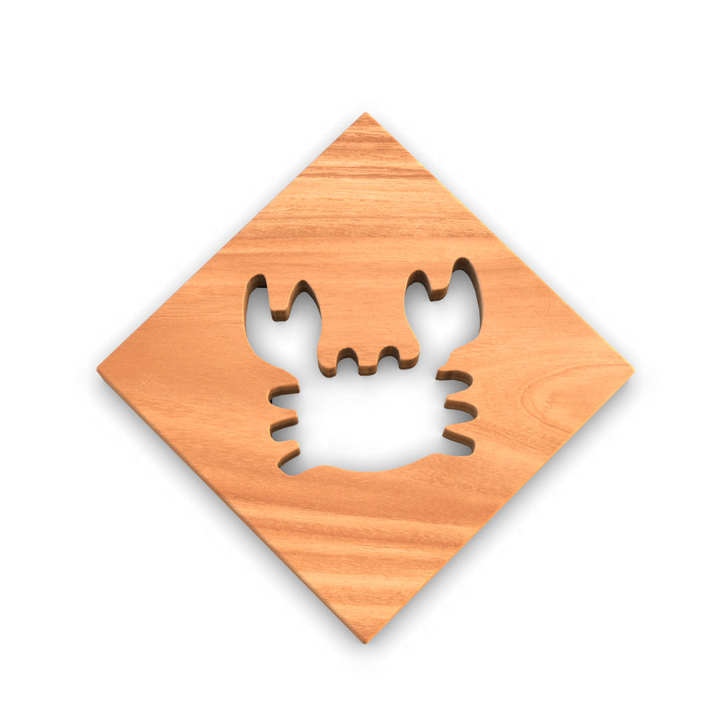 Aquatic Animals Wooden Trivets