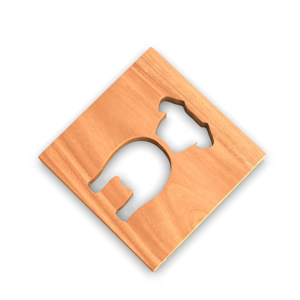 Cute Dog Wooden Trivets