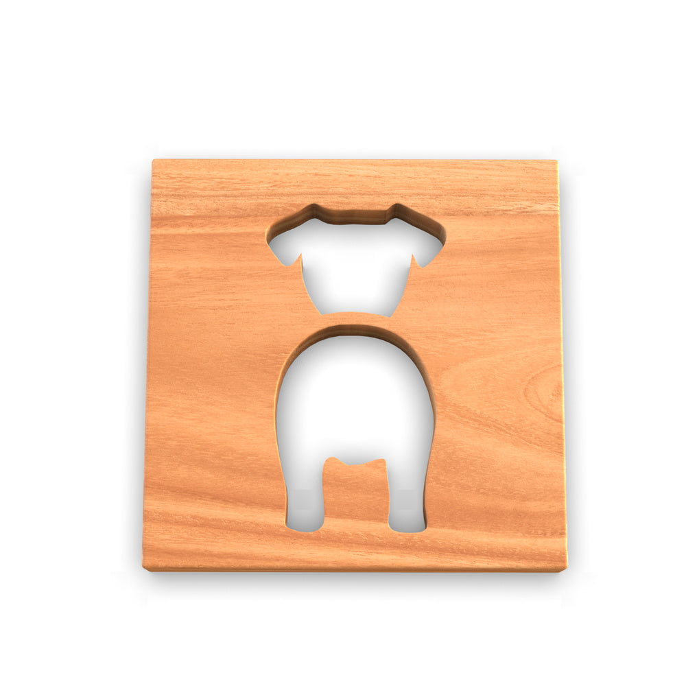 Cute Dog Wooden Trivets