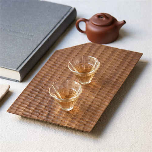 Folded Corner Tray Handmade Water Ripple Creative