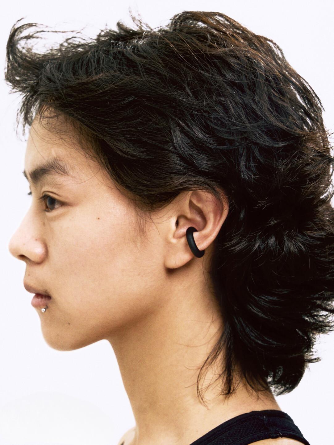 Handcrafted Sandalwood Hoop Earrings – Elegant & Organic