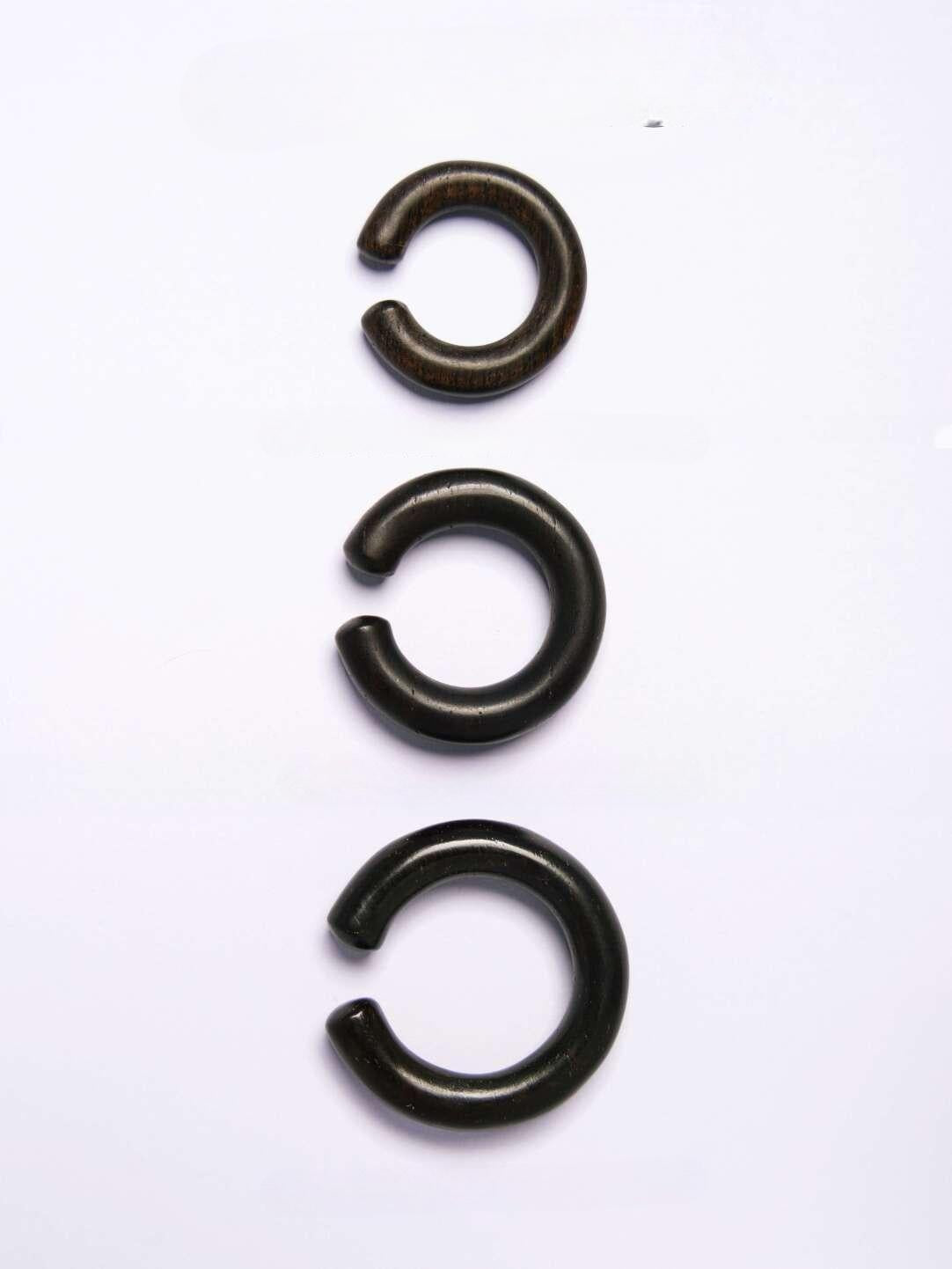 Handcrafted Sandalwood Hoop Earrings – Elegant & Organic