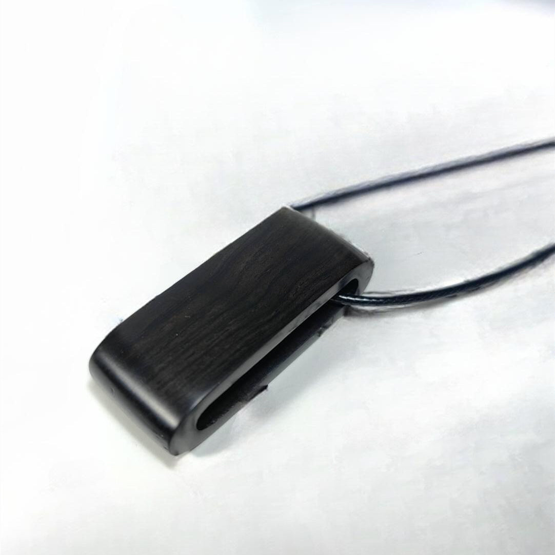 Handcrafted Sandalwood Wood Minimalist Necklace Pendant