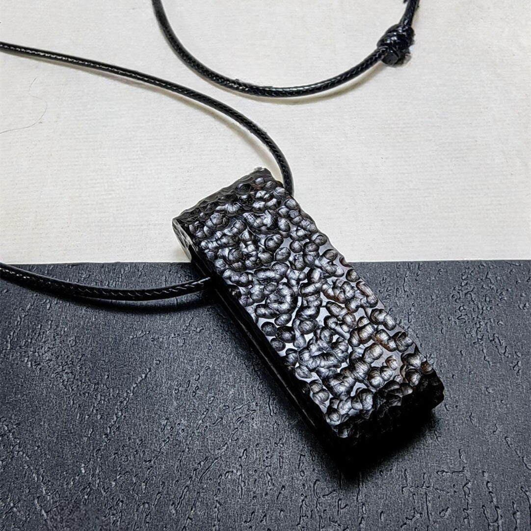 Handcrafted Sandalwood Wood Minimalist Necklace Pendant