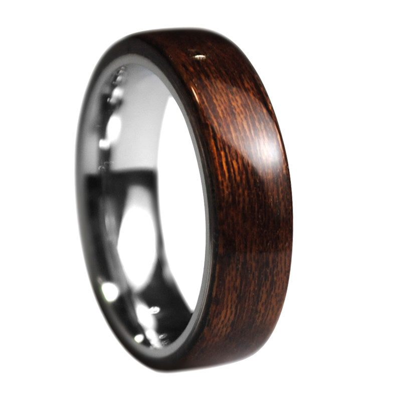 Handmade sandalwood & Titanium Men’s Wooden Ring