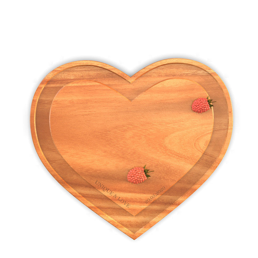 Heart Cutting Board with Monogram