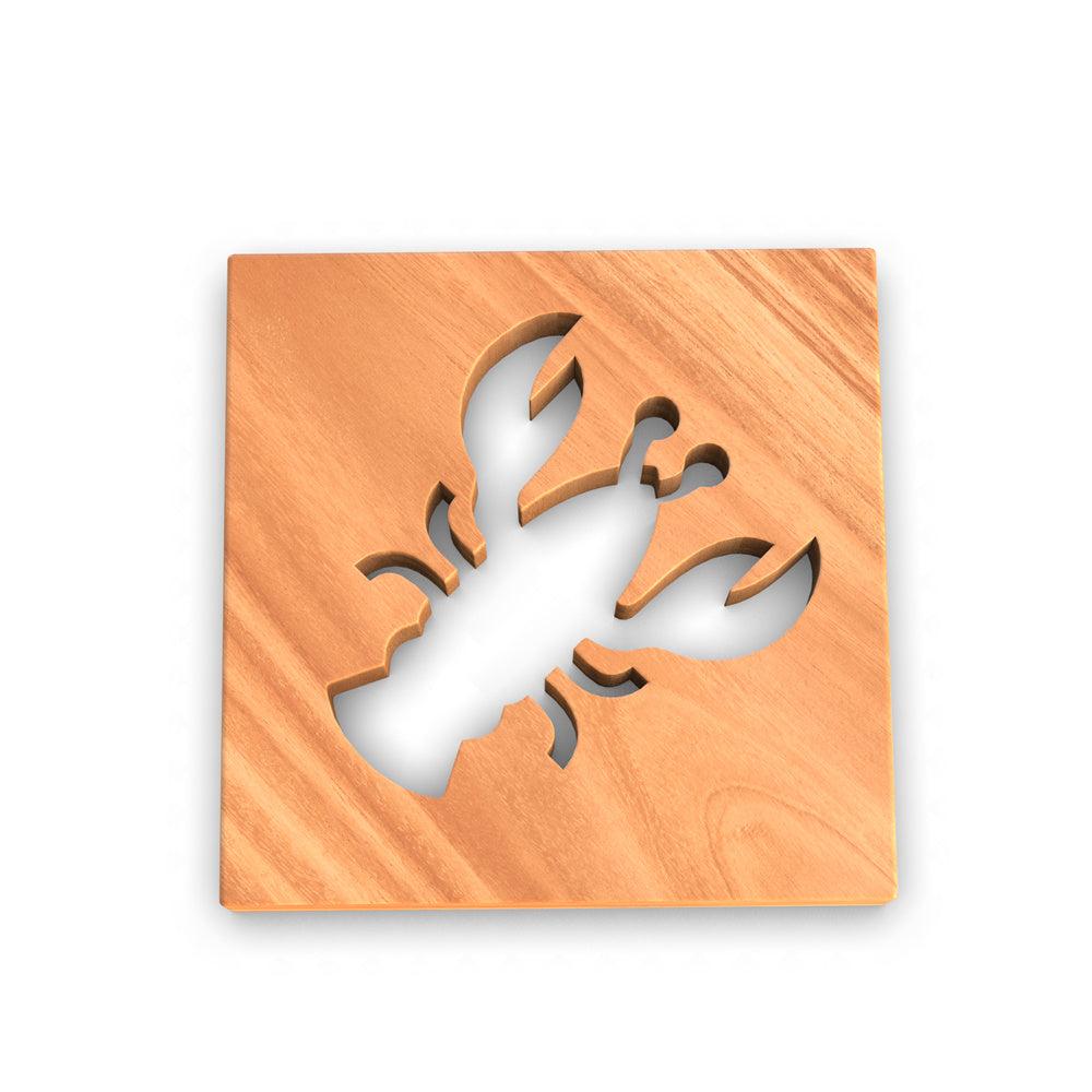 Aquatic Animals Wooden Trivets