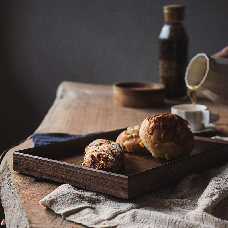 Minimalist Solid Wood Handmade Tray