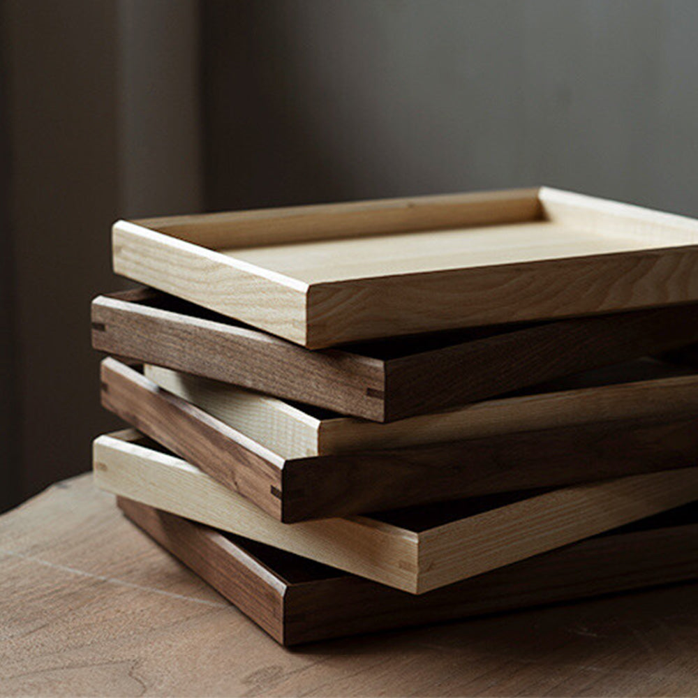 Minimalist Solid Wood Handmade Tray