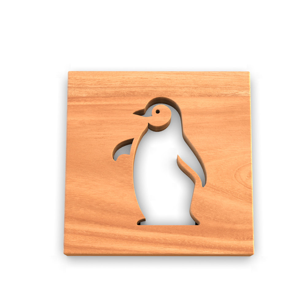 Sea Creatures Wooden Trivets