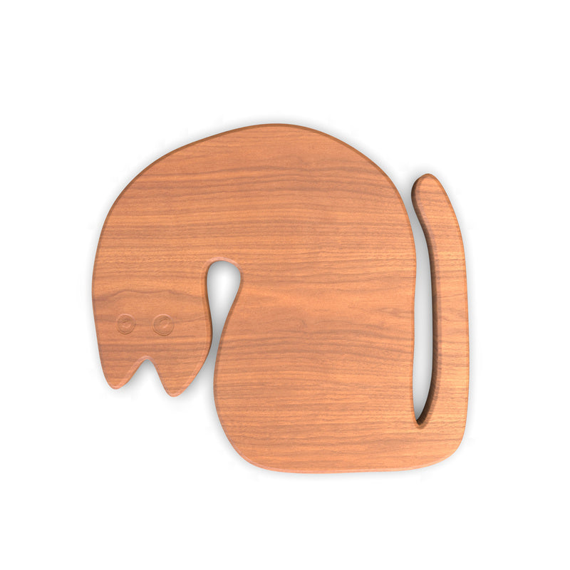 Personalized Cute Cat Cutting Board with Monogram