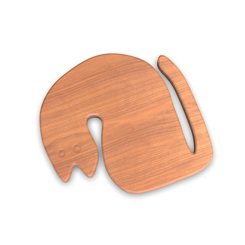 Personalized Cute Cat Cutting Board with Monogram