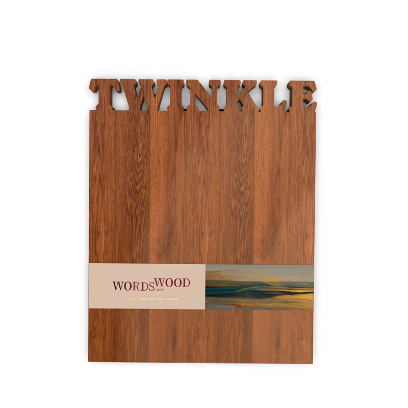Personalized Cutting Board Vertical