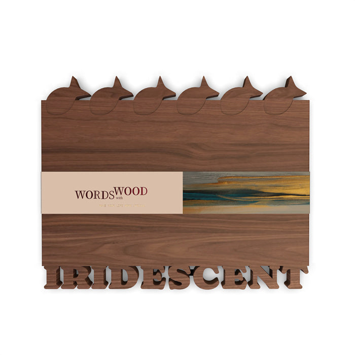 Personalized Cutting Board with Name and Fish