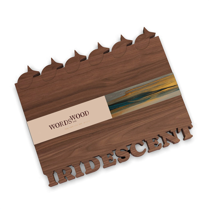 Personalized Cutting Board with Name and Fish