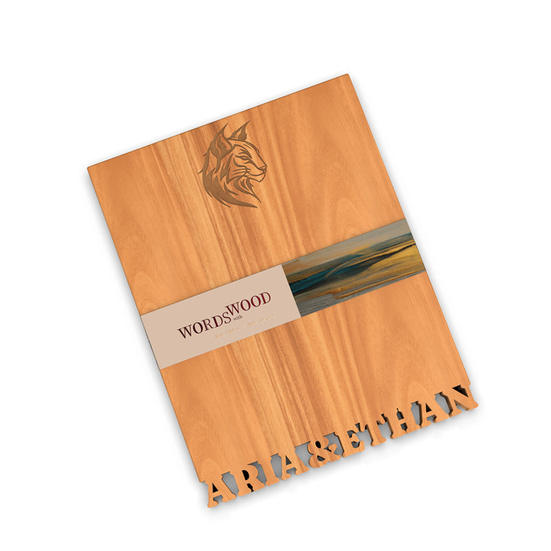 Personalized Cutting Board with Name and Pattern