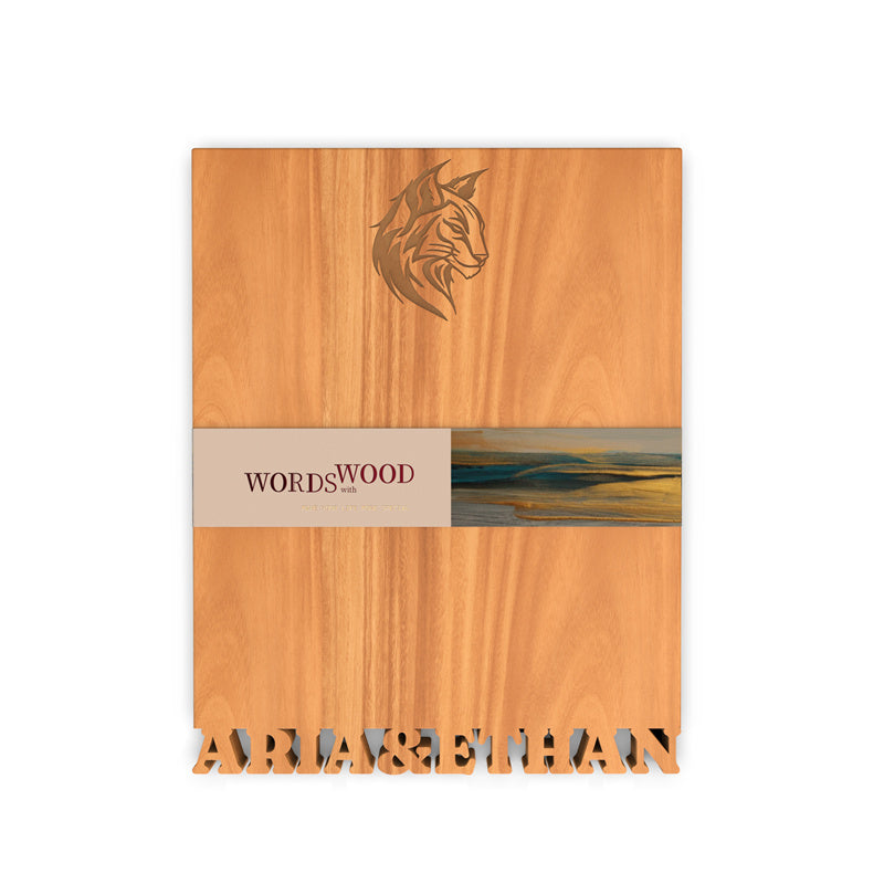 Personalized Cutting Board with Name and Pattern