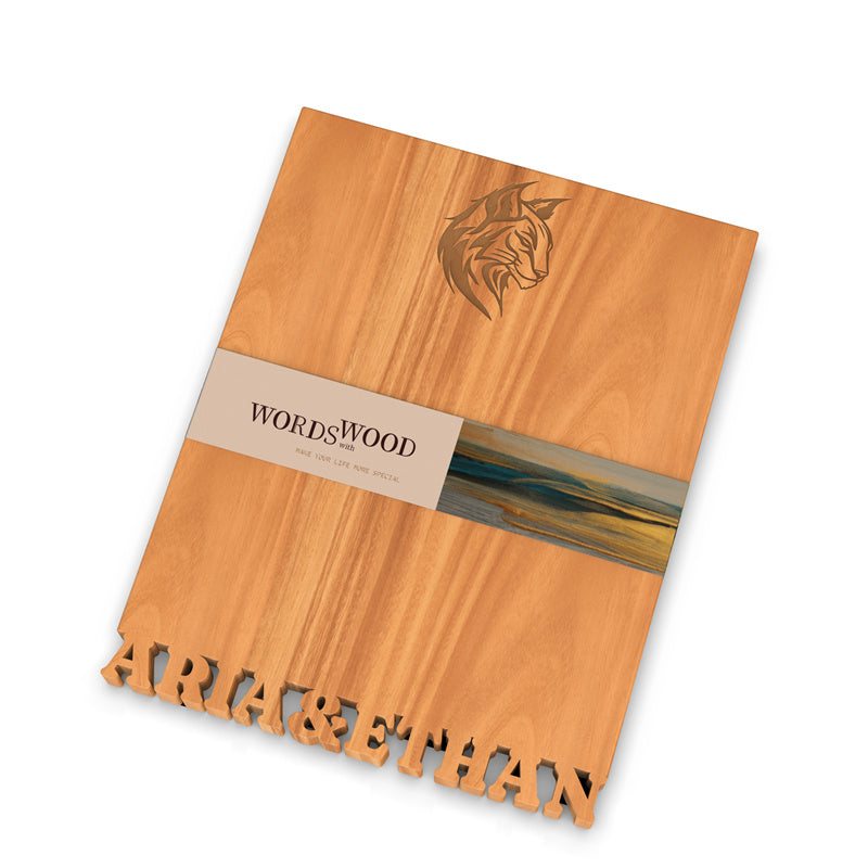 Personalized Cutting Board with Name and Pattern