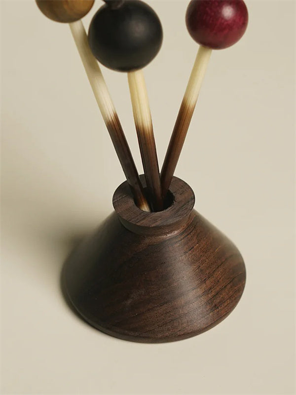 Rosewood Fruit Fork Set
