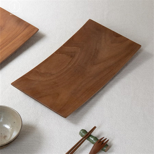Sailing Boat Tray Solid Wood Household Pastry