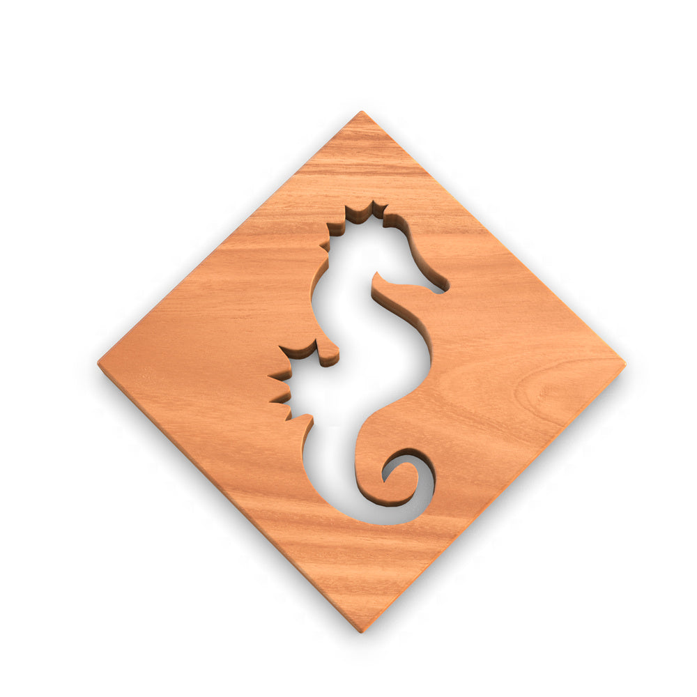 Aquatic Animals Wooden Trivets