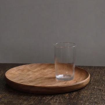 Solid Wood Fruit Plate Cherry Wood Water Plate
