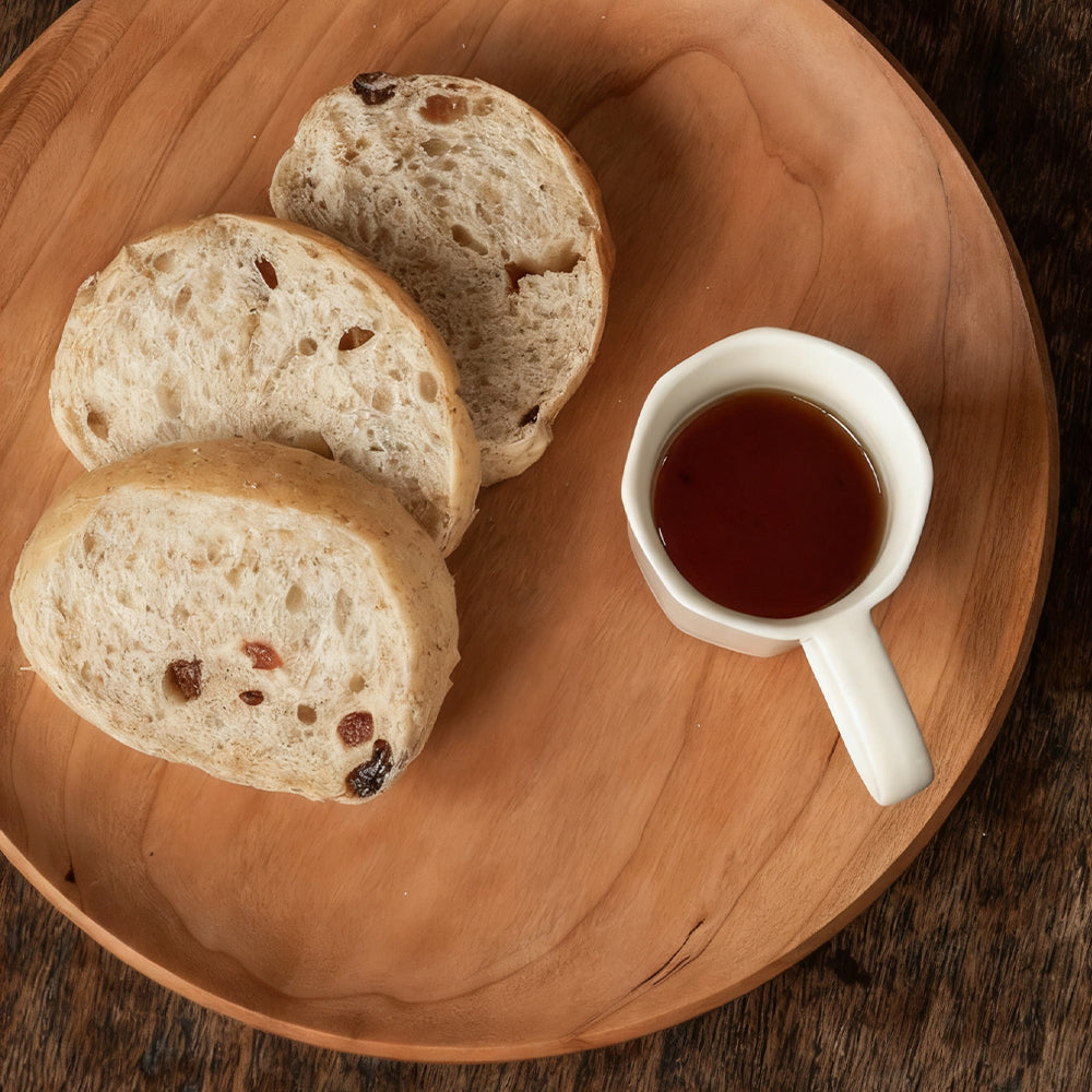 Solid Wood Fruit Plate Cherry Wood Water Plate