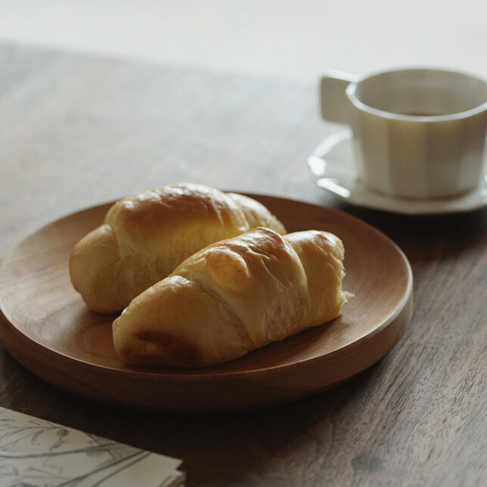 Solid Wood Fruit Plate Cherry Wood Water Plate