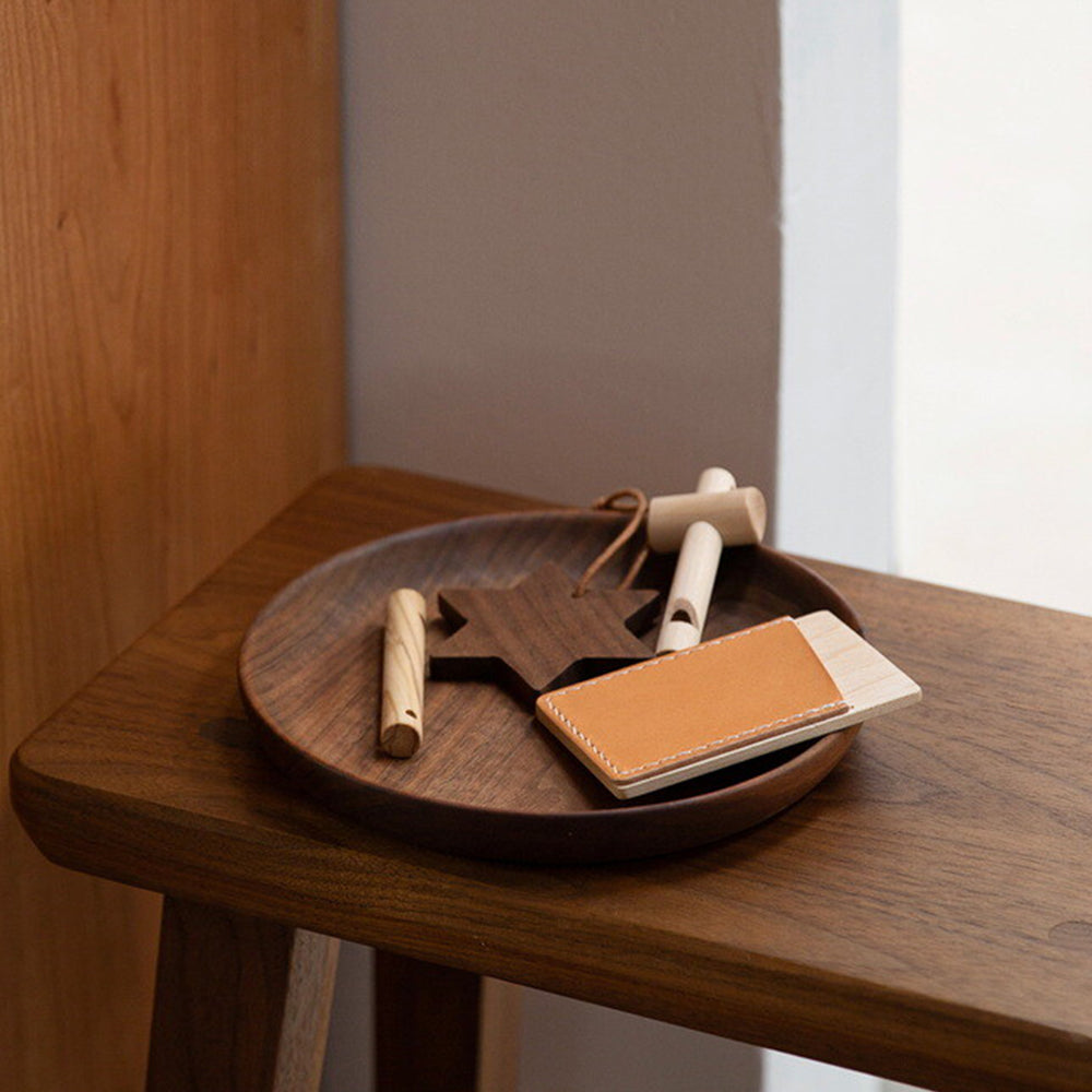 Solid Wood Fruit Plate Cherry Wood Water Plate