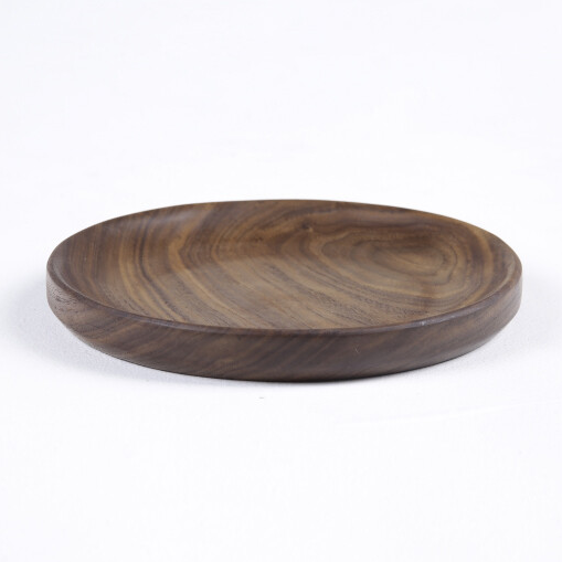 Solid Wood Fruit Plate Cherry Wood Water Plate