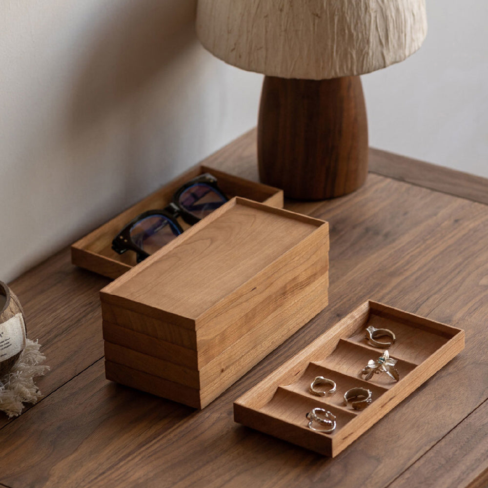 Solid Wood Jewelry Storage Box
