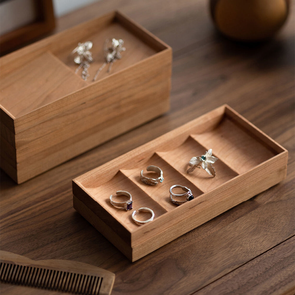 Solid Wood Jewelry Storage Box