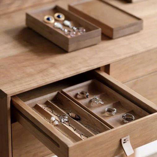 Solid Wood Jewelry Storage Box