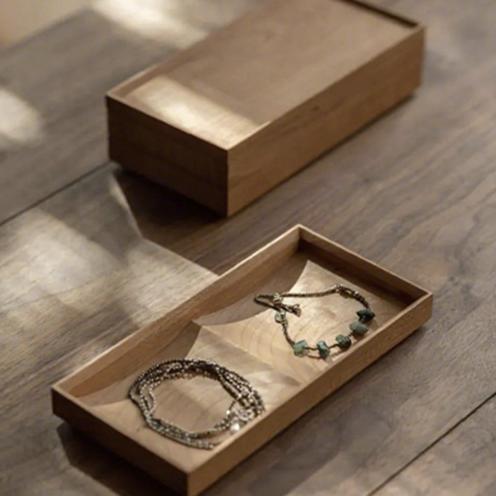 Solid Wood Jewelry Storage Box