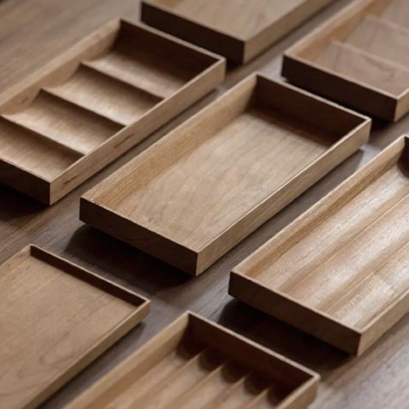 Solid Wood Jewelry Storage Box