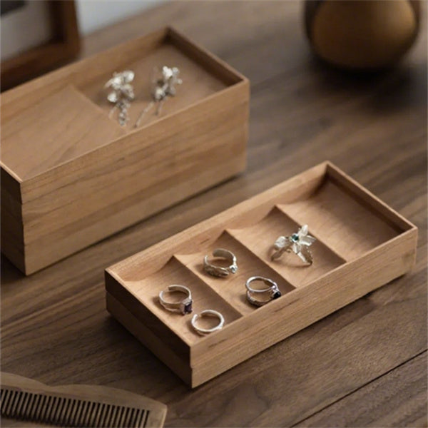 Solid Wood Jewelry Storage Box