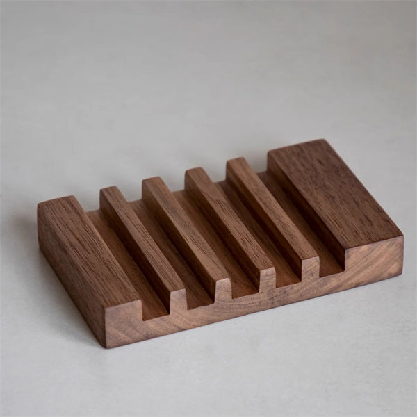 Walnut Angled Coaster Set