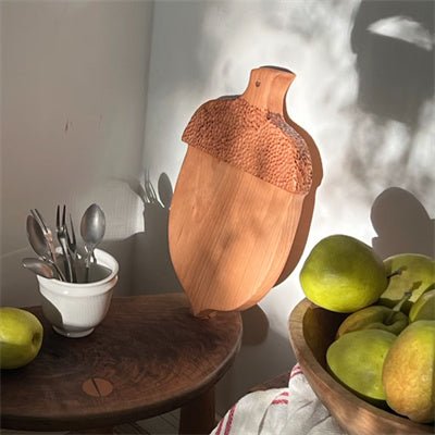 WORDS WITH WOOD LTDAcorn Handmade Cutting Board Cherry