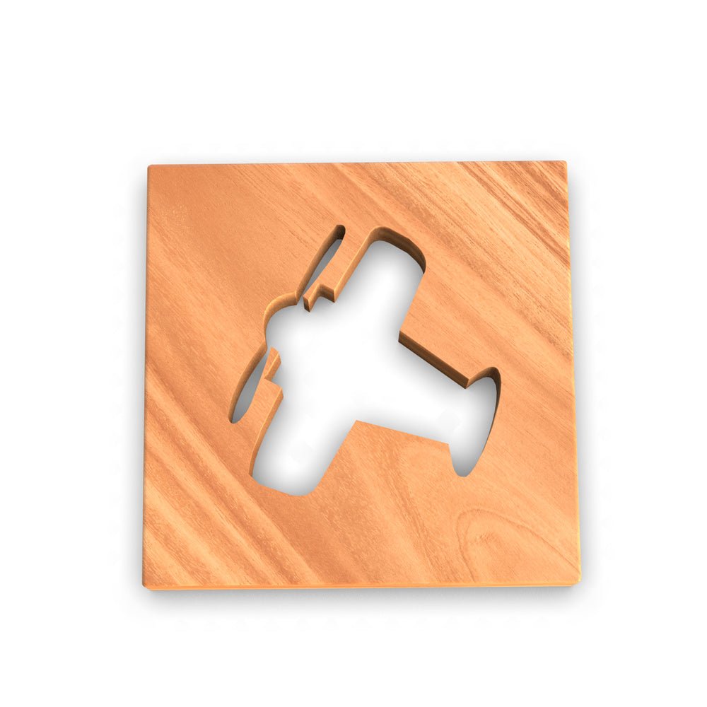WORDS WITH WOOD LTDAirplane Wooden Trivets