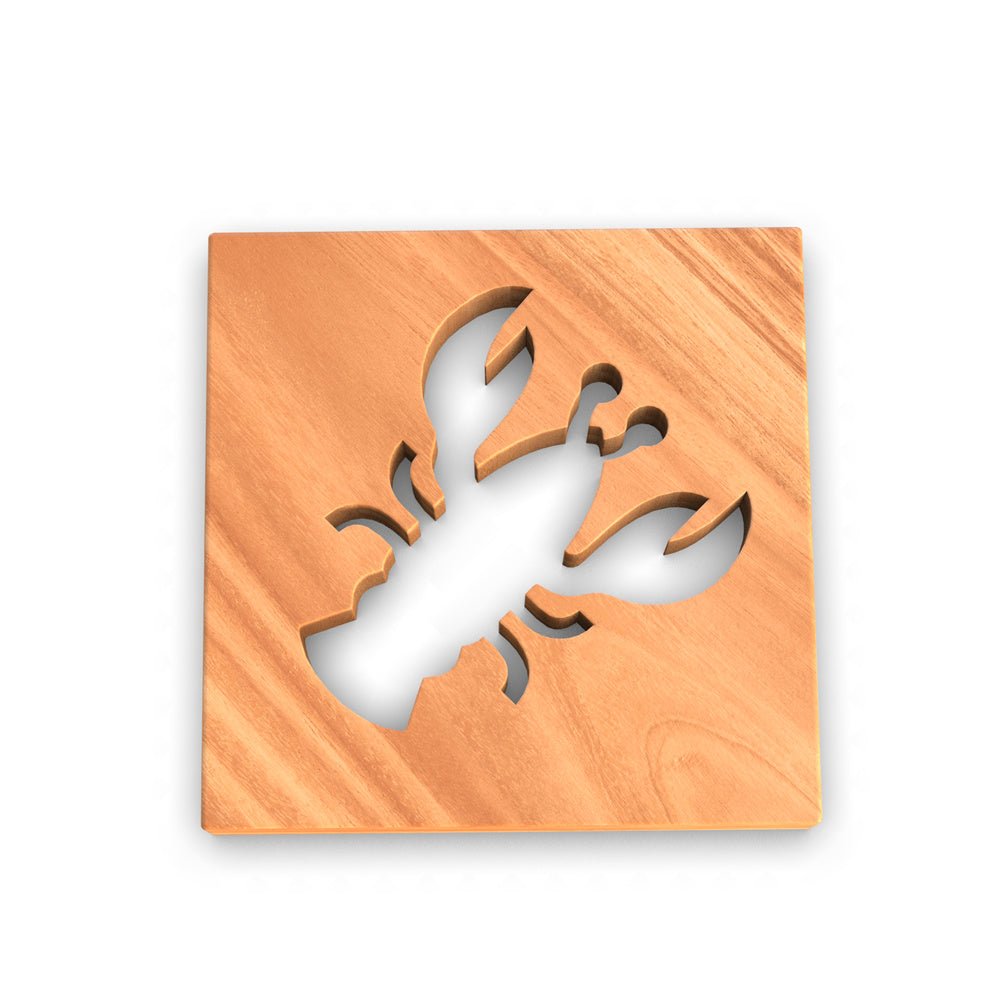 WORDS WITH WOOD LTDAquatic Animals Wooden Trivets