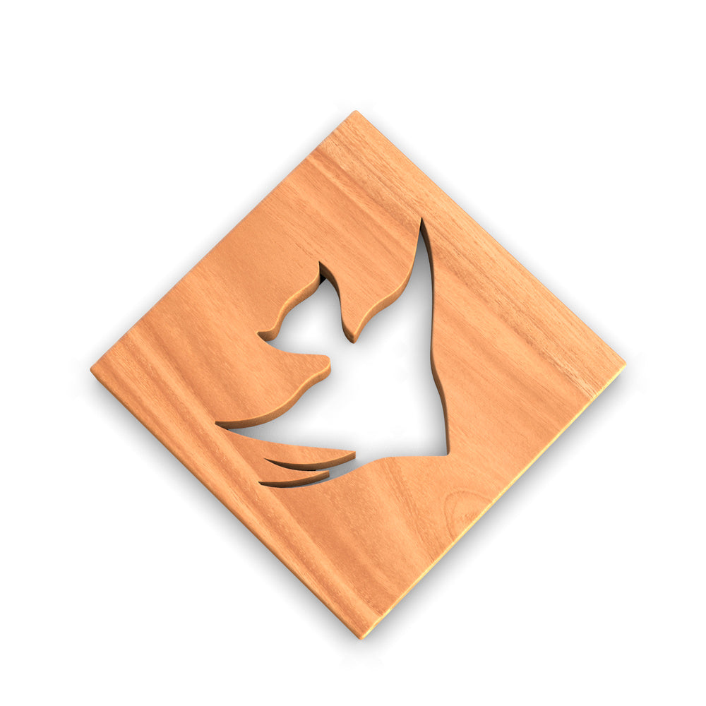 Ocean Life Wooden Trivets for Hot Dishes