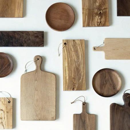 WORDS WITH WOOD LTDBread Cutting Board Mountain - shaped Cutting Board