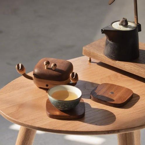 WORDS WITH WOOD LTDCrab - shaped Coaster Heat - resistant Tea Mat