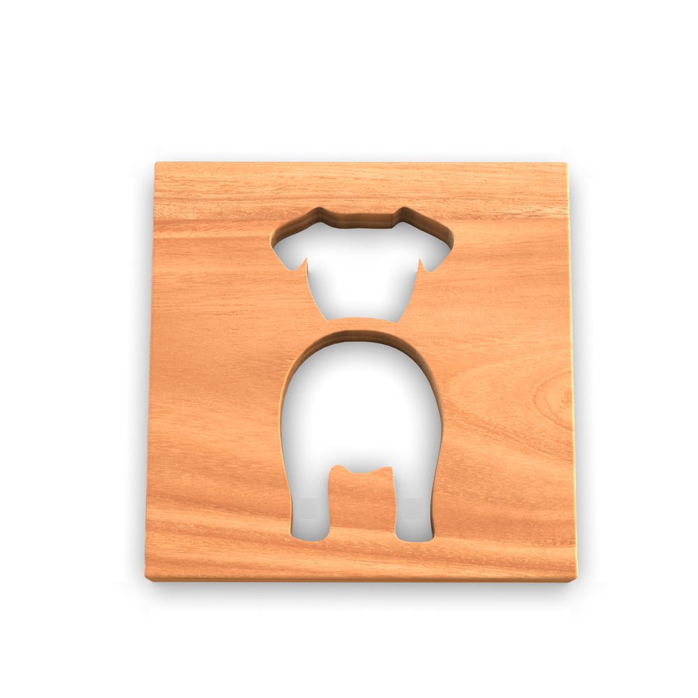 WORDS WITH WOOD LTDCute Dog Wooden Trivets