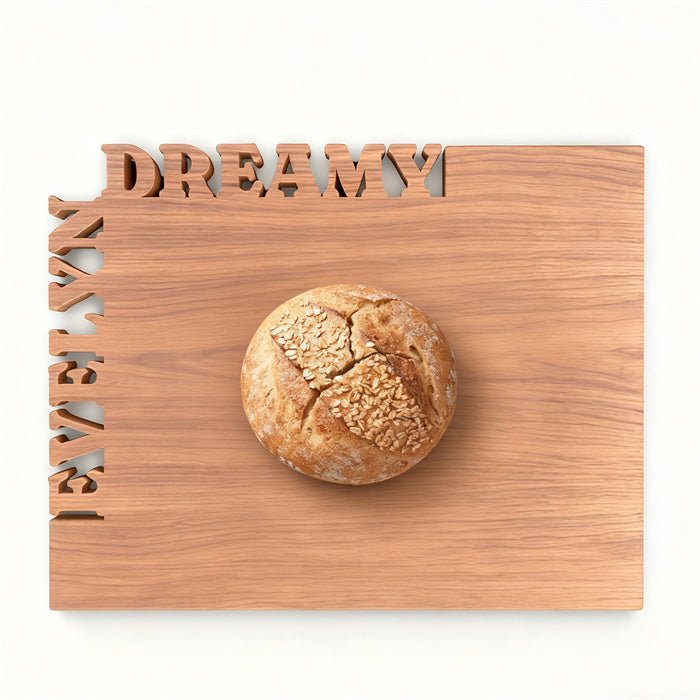 WORDS WITH WOOD LTDCutting Board Angled - Sided with Name